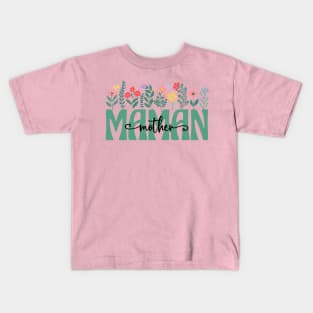 French Mom Maman Kids T-Shirt